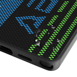 ABEEL For Samsung Galaxy S25 FE Magnetic Case Micro-Embossing 6D Printed PC TPU Aluminum Alloy Leather Phone Cover
