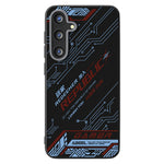 ABEEL For Samsung Galaxy S25 FE Magnetic Case Micro-Embossing 6D Printed PC TPU Aluminum Alloy Leather Phone Cover
