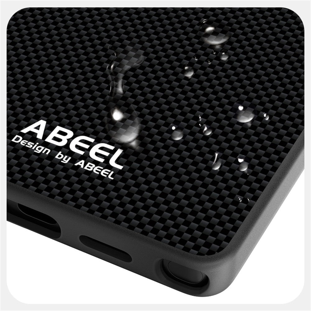 ABEEL For Samsung Galaxy S25 FE Magnetic Case Printed PC TPU Aluminum Alloy Leather Phone Cover