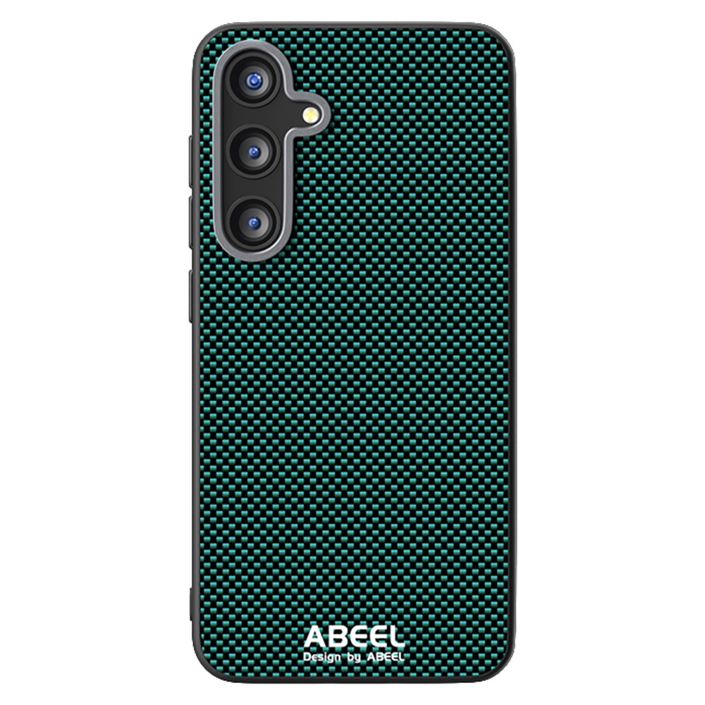 ABEEL For Samsung Galaxy S25 FE Magnetic Case Printed PC TPU Aluminum Alloy Leather Phone Cover