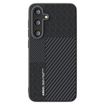 ABEEL For Samsung Galaxy S25 FE Magnetic Case PC + TPU + Aluminum Alloy + PU Leather Slim Phone Back Cover
