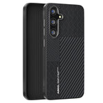 ABEEL For Samsung Galaxy S25 FE Magnetic Case PC + TPU + Aluminum Alloy + PU Leather Slim Phone Back Cover