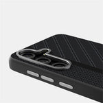 ABEEL For Samsung Galaxy S25 FE Magnetic Case PC + TPU + Aluminum Alloy + PU Leather Slim Phone Back Cover