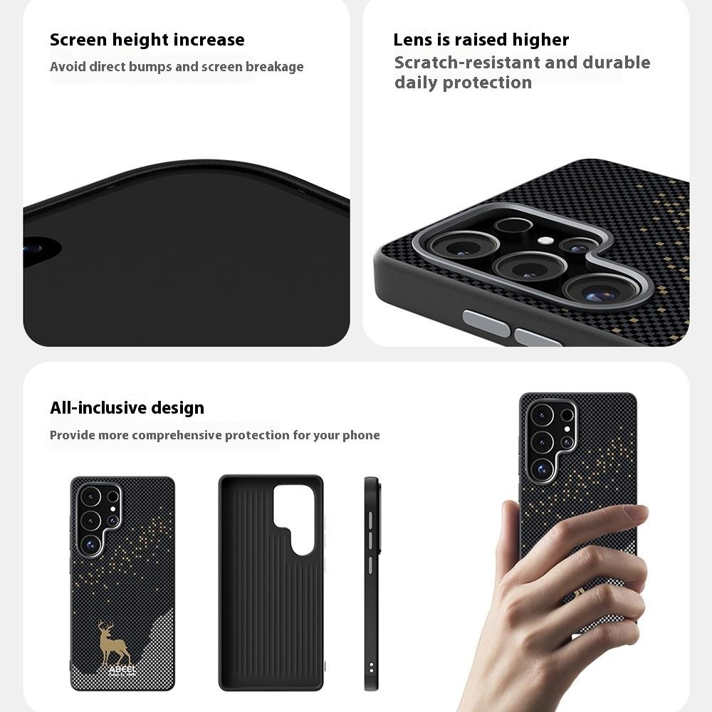 ABEEL For Samsung Galaxy S25 FE Magnetic Case Ultra Slim PC TPU Phone Back Cover