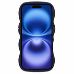 For iPhone 17 Case TPU Protective Phone Cover Unique Curly Wave Frame