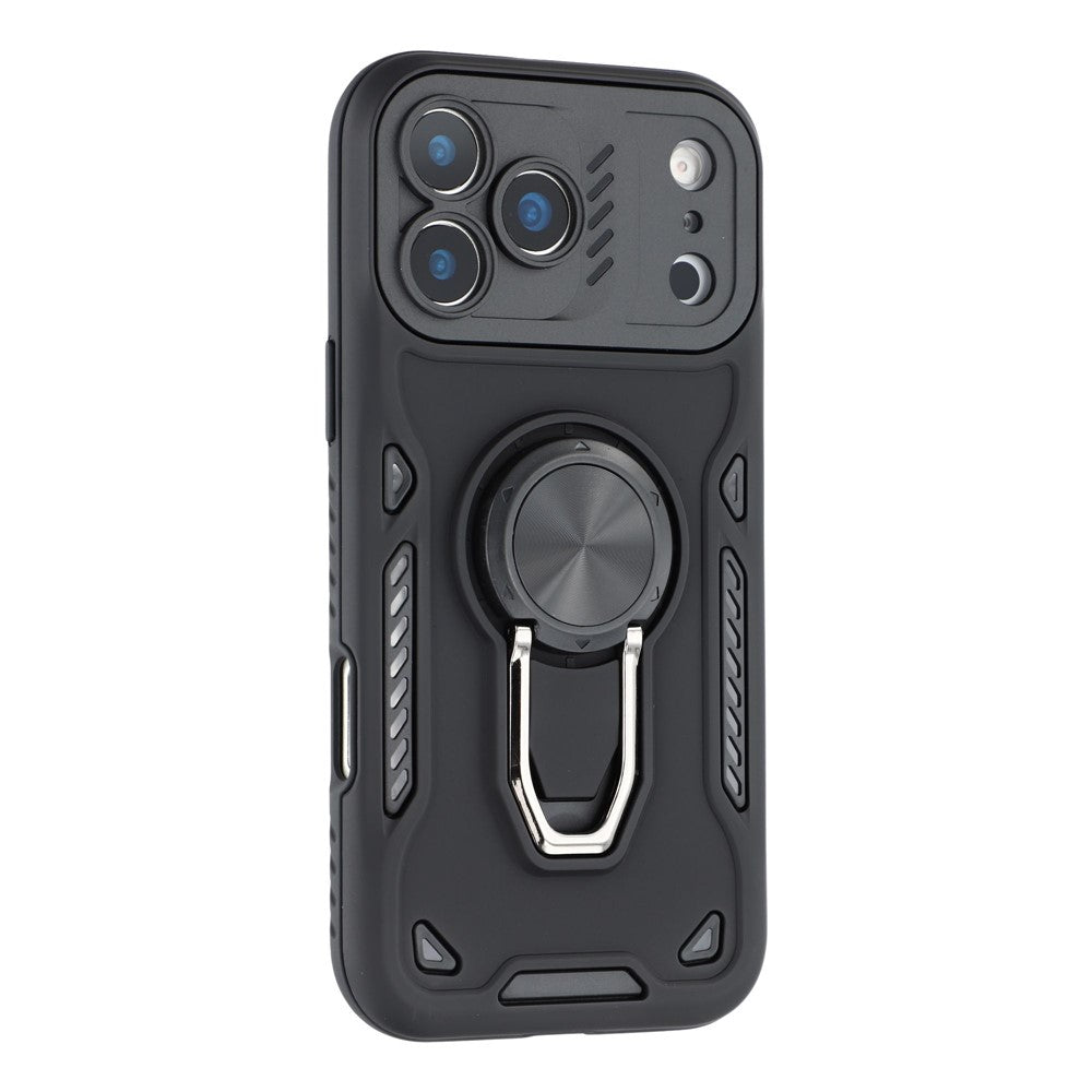 Til iPhone 17 Pro Max Cover med Kickstand Stødresistent TPU + PC Telefon Bagcover
