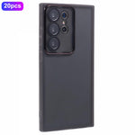 Bulk Purchasing 20Pcs For Samsung Galaxy S22 Ultra 5G Case Electroplated Camera Frame TPU Phone Cover Precise Cutouts