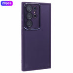 Bulk Purchasing 20Pcs For Samsung Galaxy S22 Ultra 5G Case Electroplated Camera Frame TPU Phone Cover Precise Cutouts