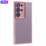 Bulk Purchasing 20Pcs For Samsung Galaxy S22 Ultra 5G Case Electroplated Camera Frame TPU Phone Cover Precise Cutouts