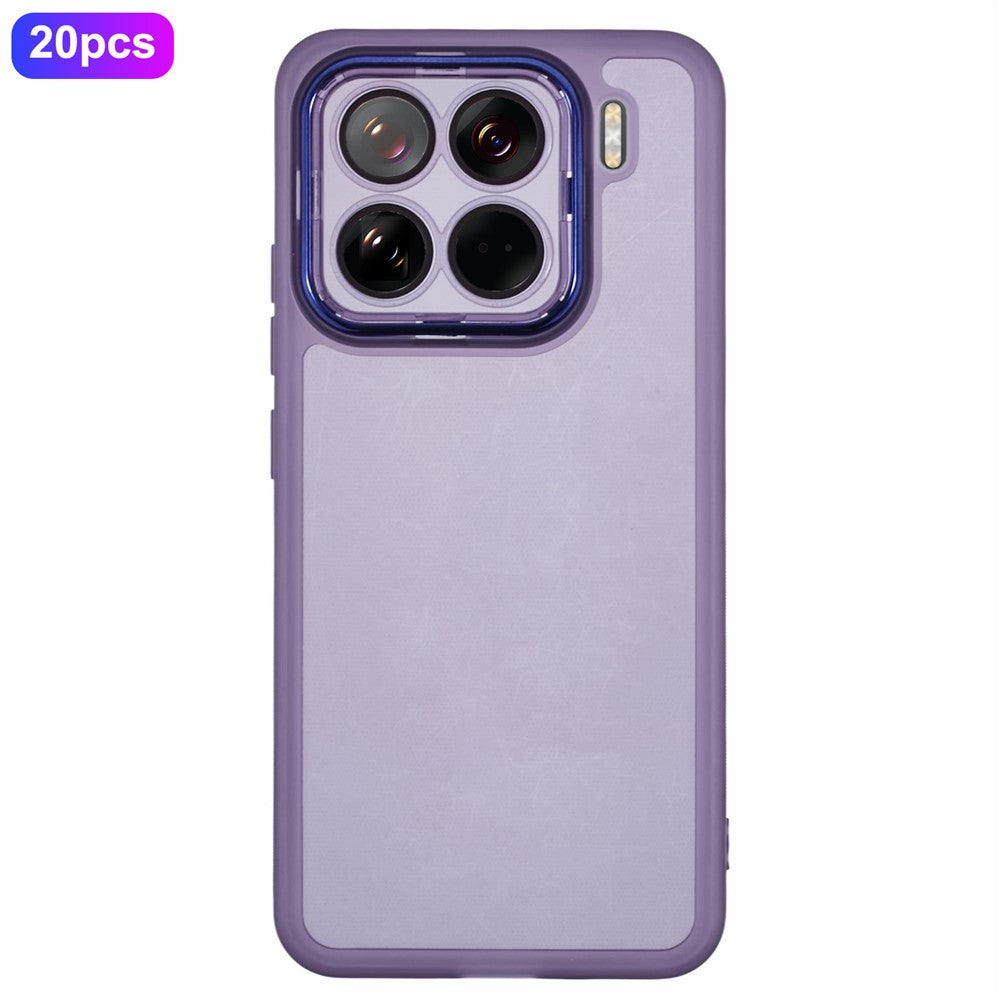 Bulk Purchasing 20Pcs For Xiaomi 15 Pro Case Electroplated Camera Frame TPU Phone Cover Precise Cutouts