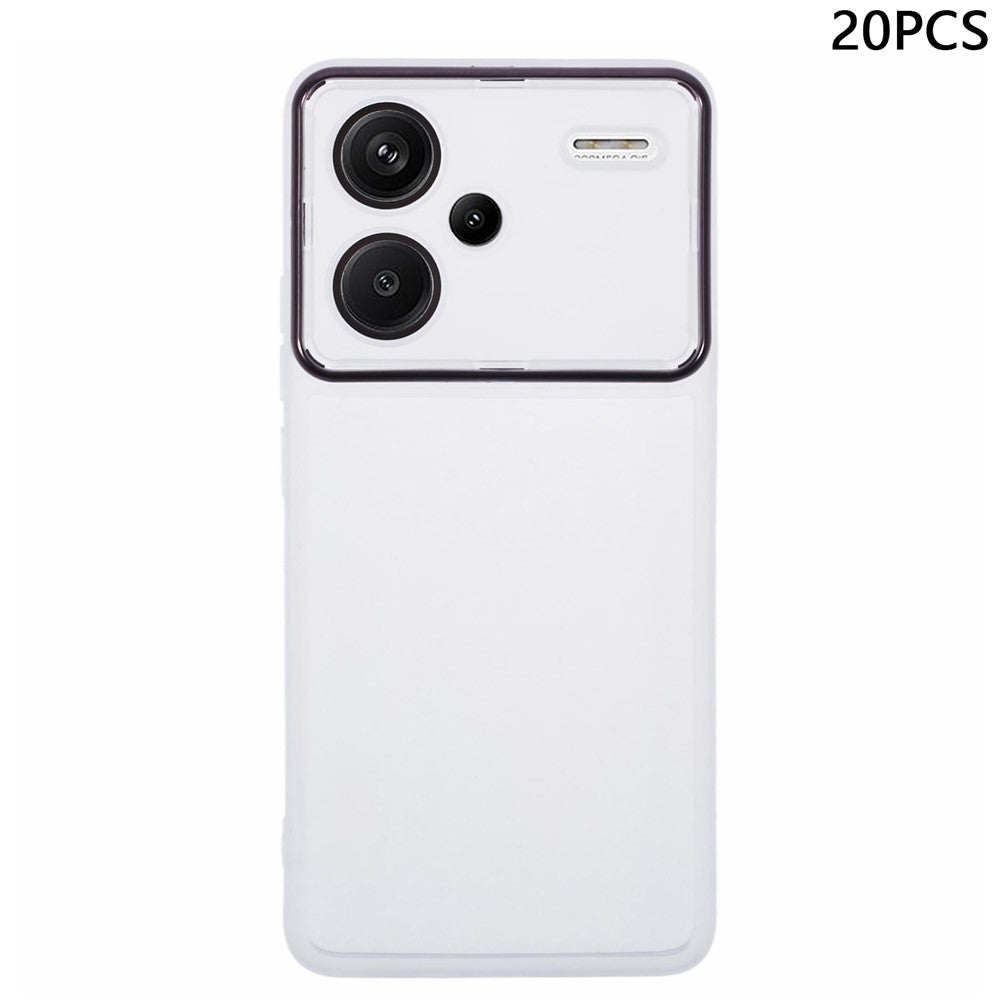 Bulk Purchasing 20Pcs For Xiaomi Redmi Note 13 Pro+ 5G Case Electroplated Camera Frame TPU Phone Cover Precise Cutouts