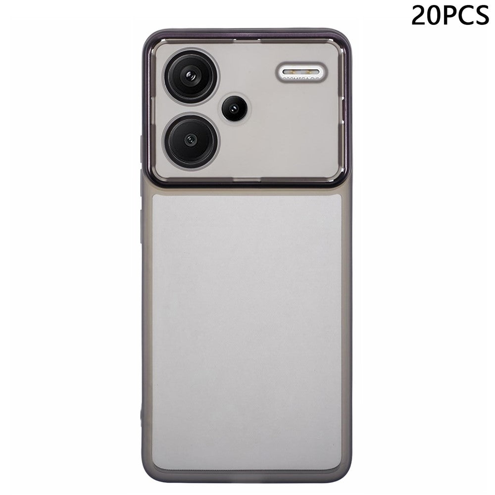 Bulk Purchasing 20Pcs For Xiaomi Redmi Note 13 Pro+ 5G Case Electroplated Camera Frame TPU Phone Cover Precise Cutouts