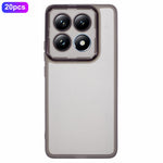 Bulk Purchasing 20Pcs For Xiaomi 14T Case Electroplated Camera Frame TPU Phone Cover Precise Cutouts