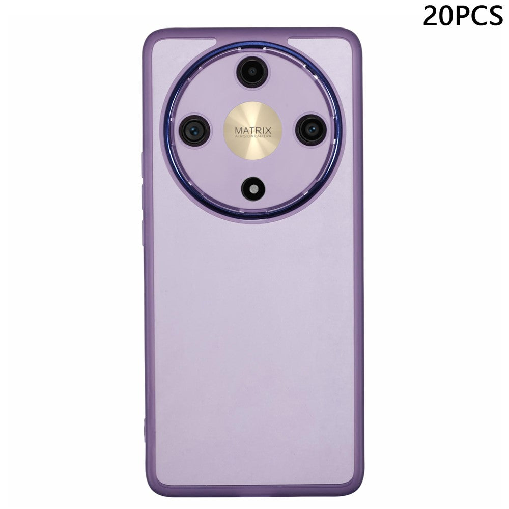 Bulk Purchasing 20Pcs For Honor X9b 5G / X50 5G / Magic6 Lite 5G Case Electroplated Camera Frame TPU Phone Cover Precise Cutouts