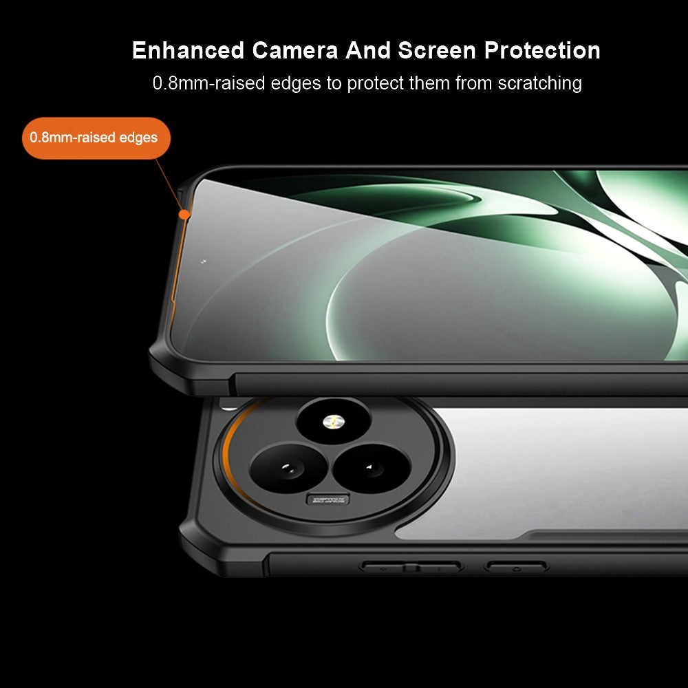XUNDD För Xiaomi Redmi K80 5G Skal Stoppsäkert TPU + Akryl Genomskinligt Baksida mobilskal