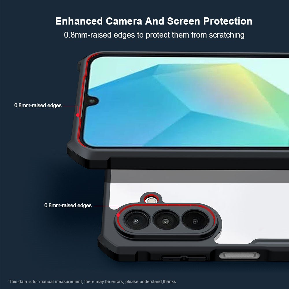 XUNDD Skal För Samsung Galaxy A18 5G / A18 4G / A17 5G / A17 4G Stoppsäkert TPU + Akryl Genomskinlig Baksida mobilskal