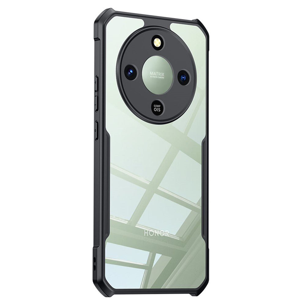 XUNDD For Honor Magic8 Lite 5G / X9d 5G / X70 5G Skal Stoppsäkert TPU + Akryl Genomskinligt Bakstycke mobilskal