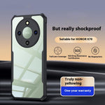 XUNDD For Honor Magic8 Lite 5G / X9d 5G / X70 5G Skal Stoppsäkert TPU + Akryl Genomskinligt Bakstycke mobilskal