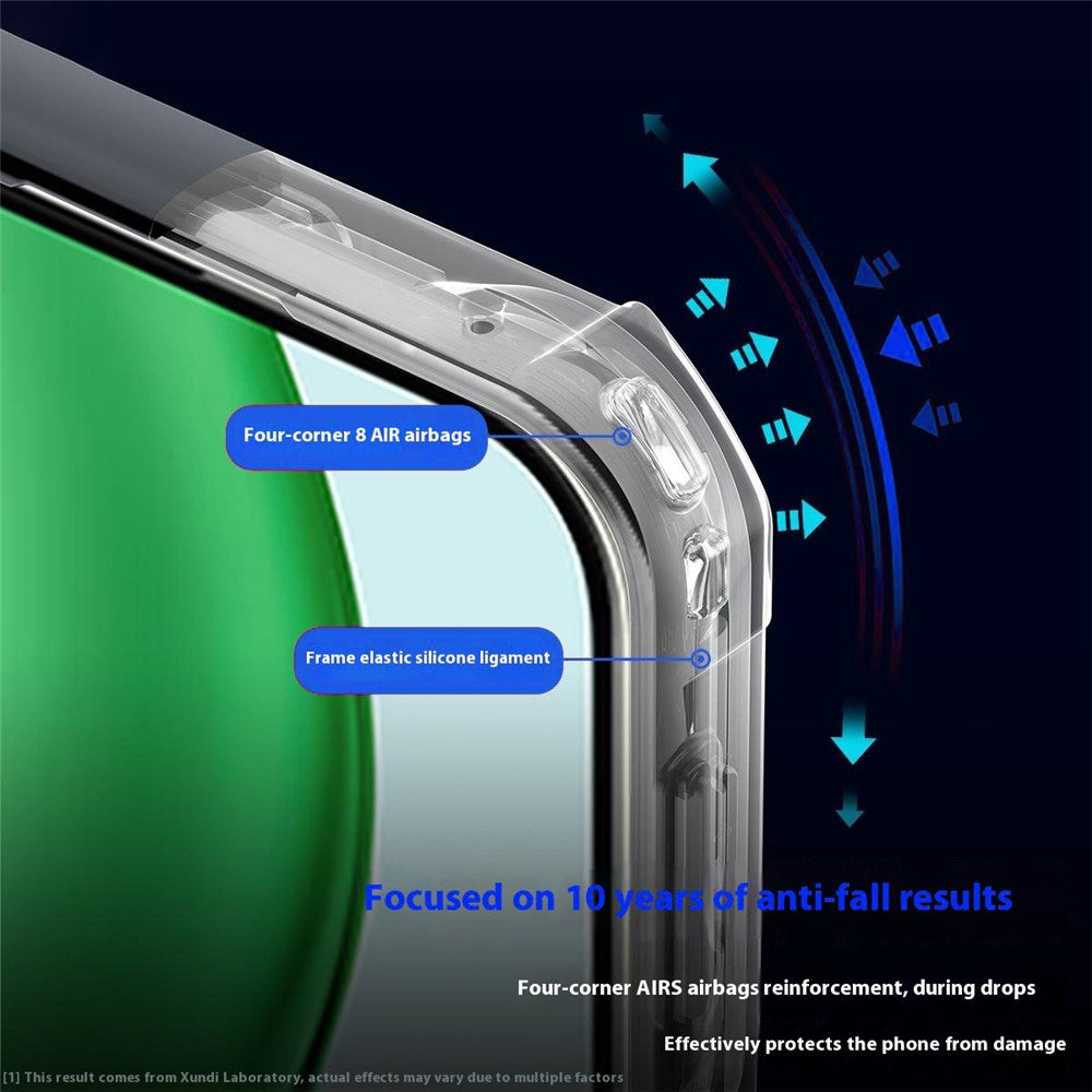 XUNDD For Honor Magic8 Lite 5G / X9d 5G / X70 5G Case Dropproof TPU + Acrylic Clear Back Phone Cover