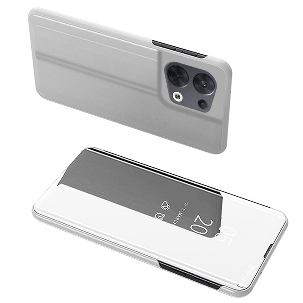 For Oppo Reno8 5G (Global Version) Flip Leather Cover with Stand Full Body Protective Phone Case