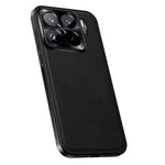 For Xiaomi 15S Pro Case PU + TPU + PC Phone Back Cover with Metal Lens Frame