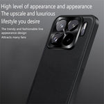 For Xiaomi 15S Pro Case PU + TPU + PC Phone Back Cover with Metal Lens Frame