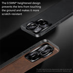 For Xiaomi 15S Pro Case PU + TPU + PC Phone Back Cover with Metal Lens Frame