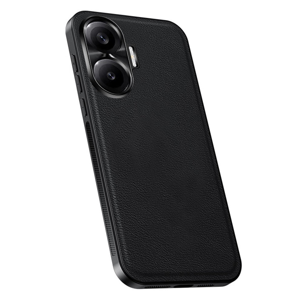 For Xiaomi Redmi Turbo 4 Pro 5G Case PU + TPU + PC Phone Back Cover with Metal Lens Frame