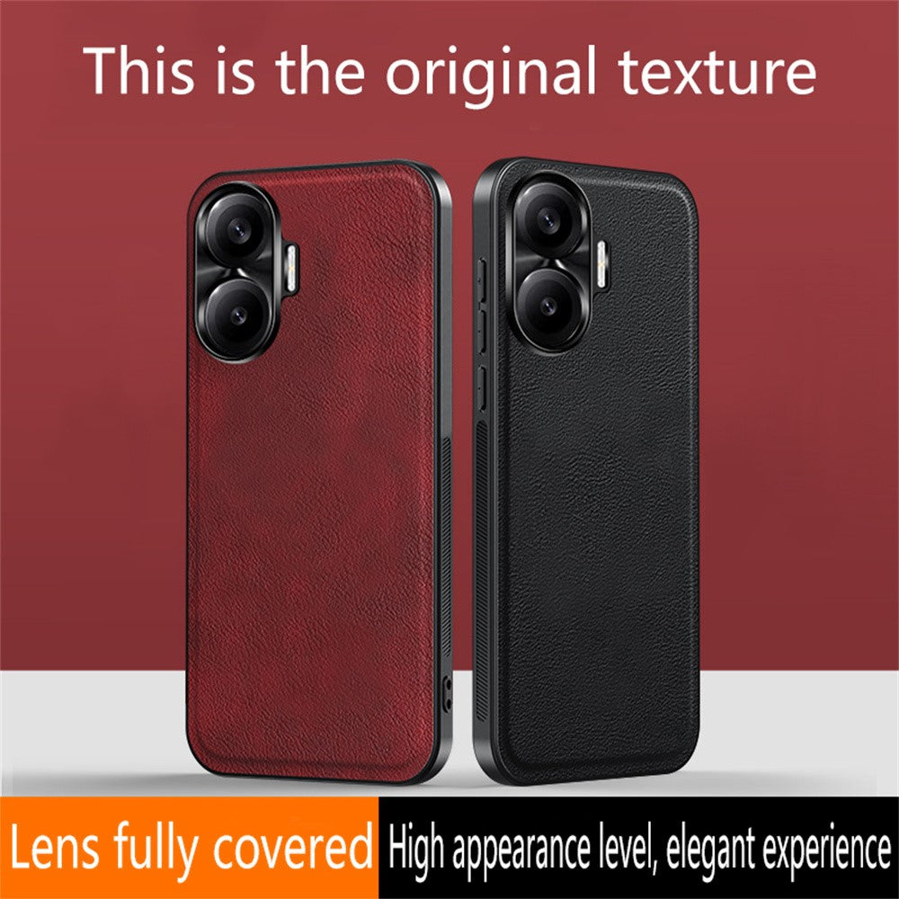 For Xiaomi Redmi Turbo 4 Pro 5G Case PU + TPU + PC Phone Back Cover with Metal Lens Frame