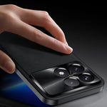 For Xiaomi Redmi K70 5G / Poco F6 Pro 5G Case PU + TPU + PC Phone Back Cover with Metal Lens Frame