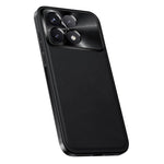 For Xiaomi Redmi K70E 5G / Poco X6 Pro 5G Case PU + TPU + PC Phone Back Cover with Metal Lens Frame