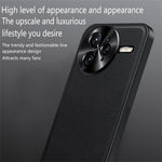 Xiaomi Redmi K80 5G / Poco F7 Pro 5G-skal PU + TPU + PC-mobilskal med metallram