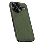 Xiaomi Redmi K80 5G / Poco F7 Pro 5G-skal PU + TPU + PC-mobilskal med metallram