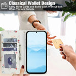 Wallet Case for Honor X9c 5G / Magic7 Lite 5G / X60 Pro 5G Rhombic Floral Design Leather Flip Phone Cover with Strap