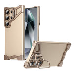 Samsung Galaxy S22 Ultra 5G-bumpercover med objektivstativ og varmeafledende metalhjørner