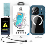 SHELLBOX For iPhone 17 Pro IP68 Waterproof Case Compatible with MagSafe Clear Phone Cover