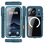 SHELLBOX For iPhone 17 Pro IP68 Waterproof Case Compatible with MagSafe Clear Phone Cover