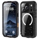 SHELLBOX For iPhone 17 Pro IP68 Waterproof Case Compatible with MagSafe Clear Phone Cover