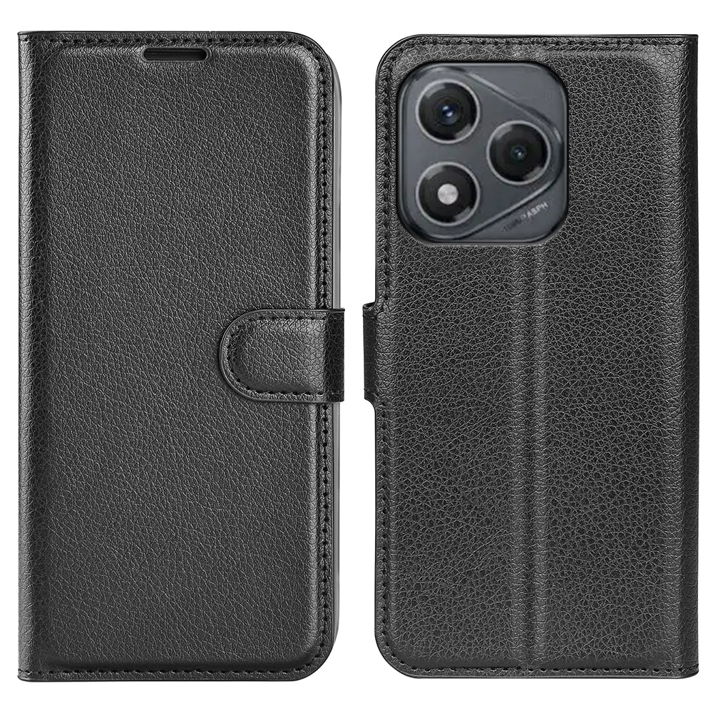 For Honor 400 Smart 5G / 4G / X7d 4G Case Litchi Texture Shockproof Leather Wallet Phone Cover