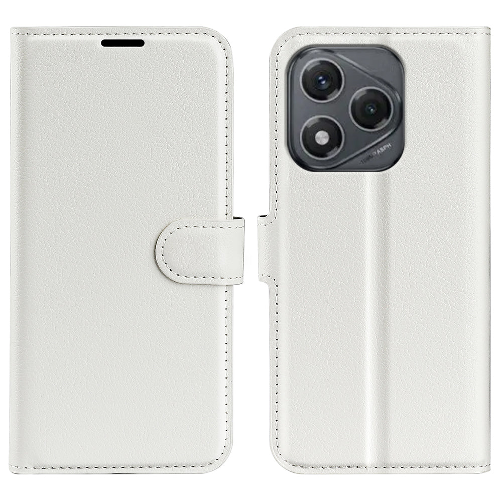 For Honor 400 Smart 5G / 4G / X7d 4G Case Litchi Texture Shockproof Leather Wallet Phone Cover