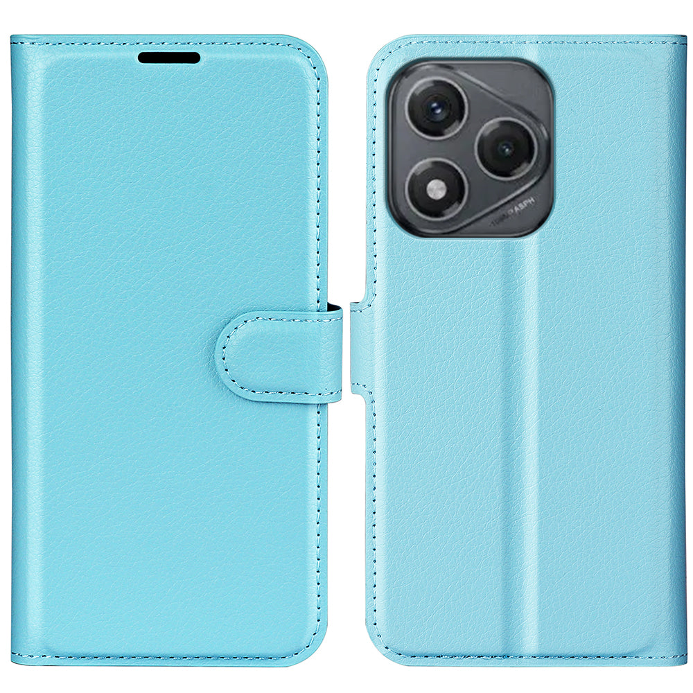 For Honor 400 Smart 5G / 4G / X7d 4G Case Litchi Texture Shockproof Leather Wallet Phone Cover