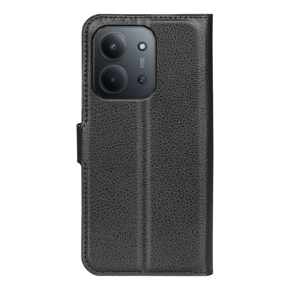 For Xiaomi Redmi 15C 5G (EU) (173mm) / 15C 4G (EU) (173mm) Case Litchi Texture Shockproof Leather Wallet Phone Cover