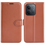 For Xiaomi Redmi 15C 5G (EU) (173mm) / 15C 4G (EU) (173mm) Case Litchi Texture Shockproof Leather Wallet Phone Cover