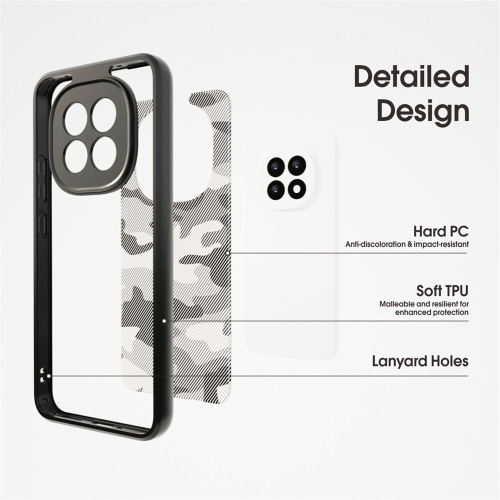 IBMRS För Oppo F29 Pro 5G (Global) Skal Mjukt TPU Ram Hårt PC Baksida Fallskyddande mobilskal