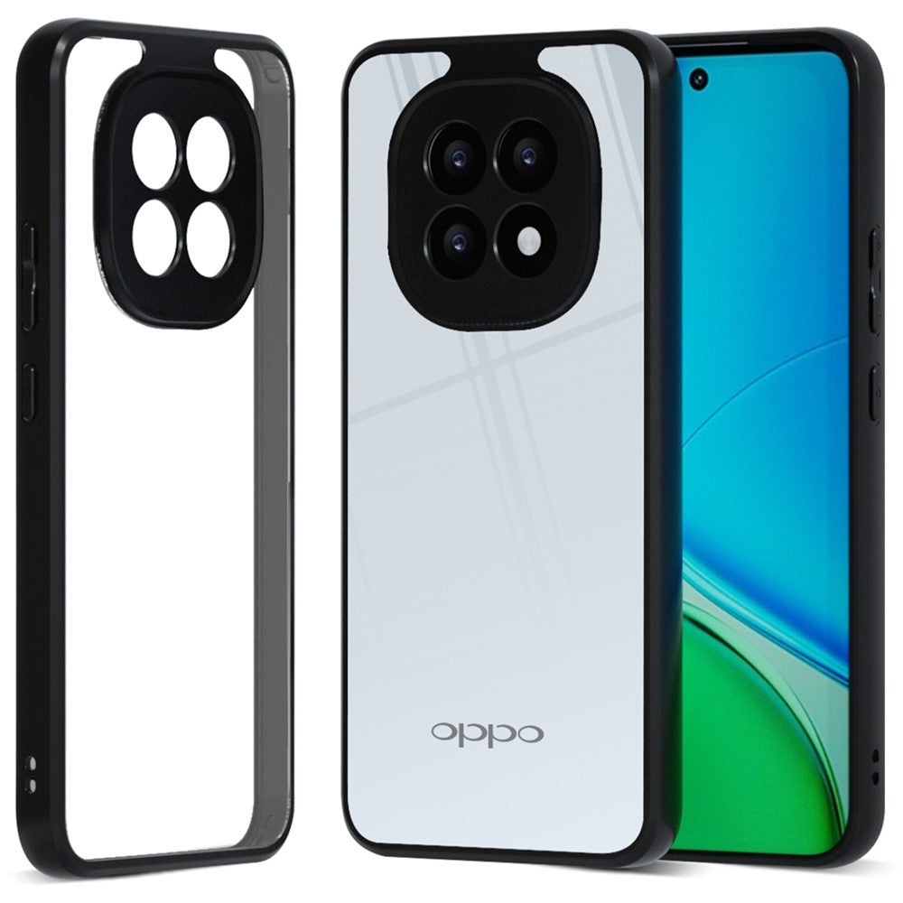 IBMRS För Oppo F29 Pro 5G (Global) Skal Mjukt TPU Ram Hårt PC Baksida Fallskyddande mobilskal