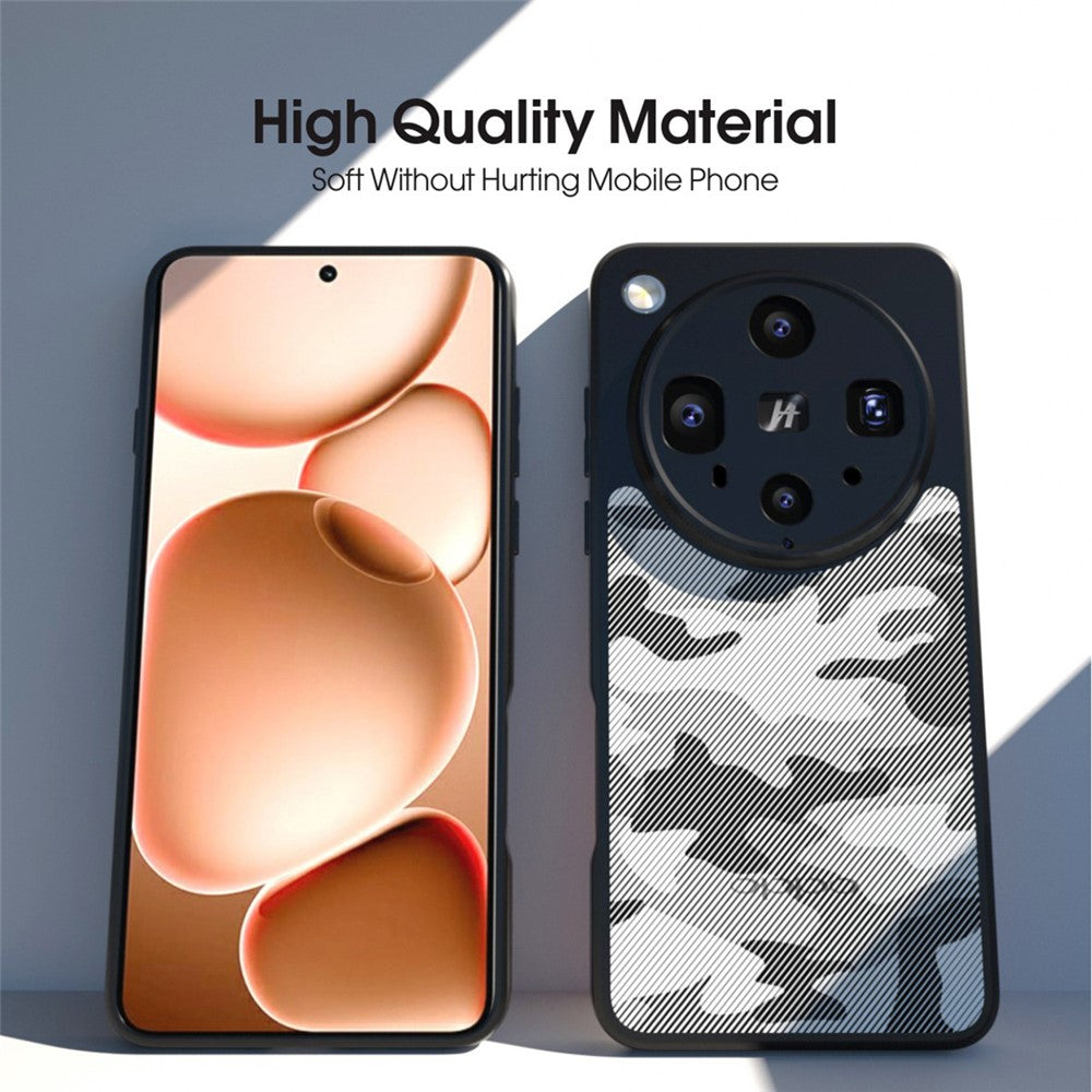 IBMRS For Oppo Find X8 Ultra 5G Case Soft TPU Frame Hard PC Back Anti-Fall Phone Cover