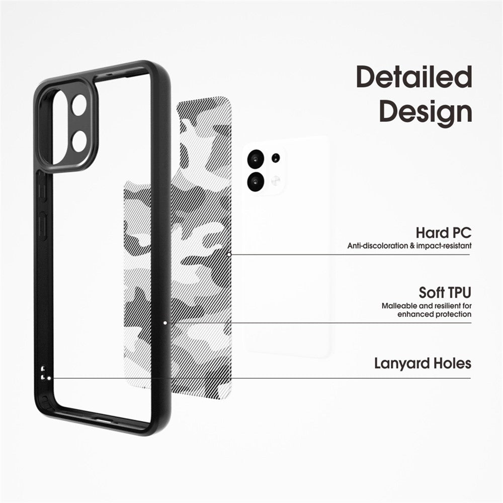 IBMRS For Oppo K13 5G Case Soft TPU Frame Hard PC Back Anti-Fall Phone Cover