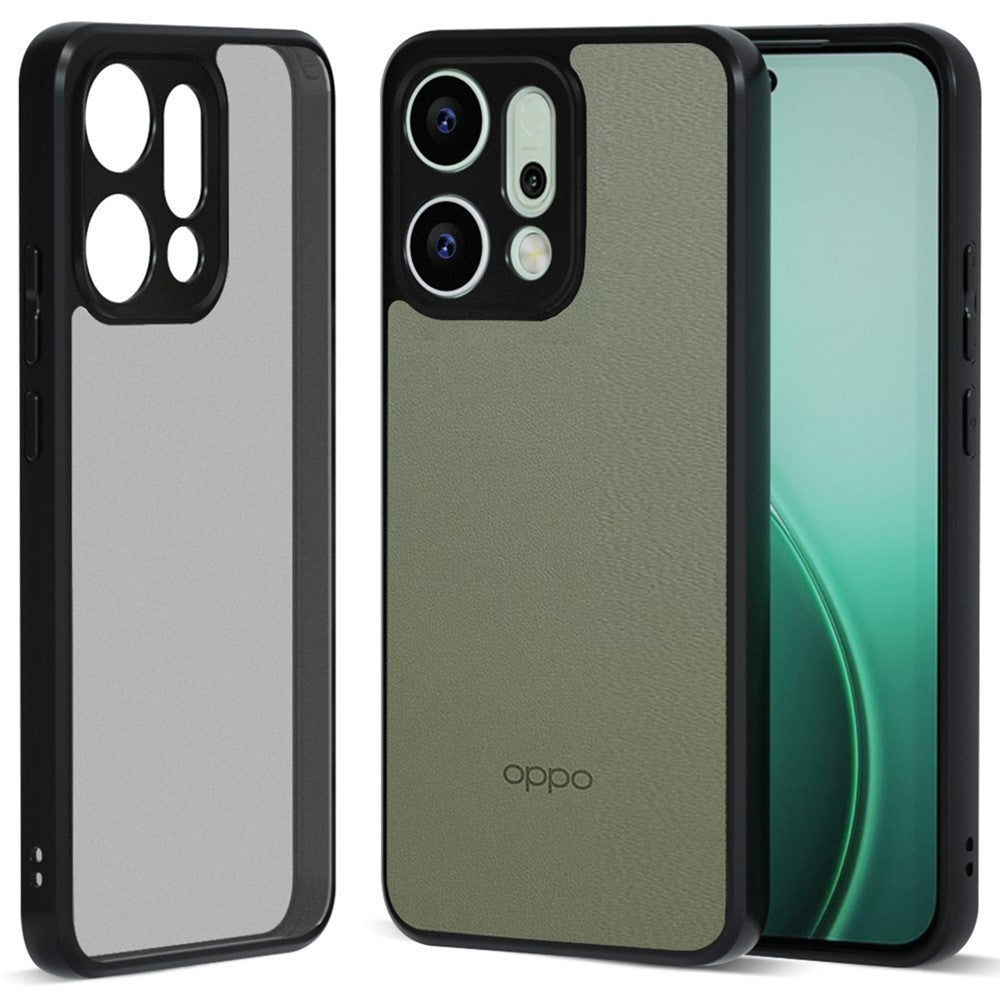 IBMRS For Oppo Reno14 Pro 5G (Global) Case Soft TPU Frame Hard PC Back Anti-Fall Phone Cover