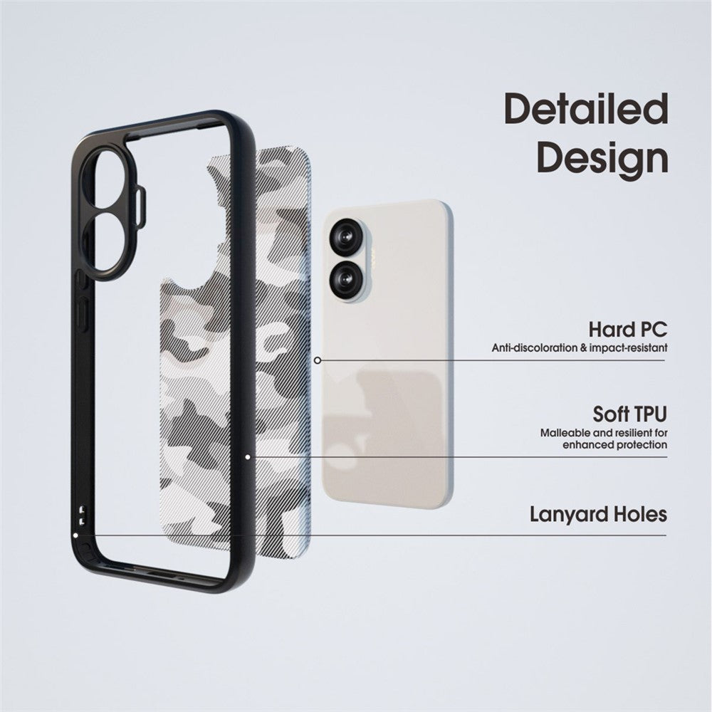 IBMRS For Xiaomi Redmi Turbo 4 Pro 5G / Poco F7 5G Case Soft TPU Frame Hard PC Back Anti-Fall Phone Cover