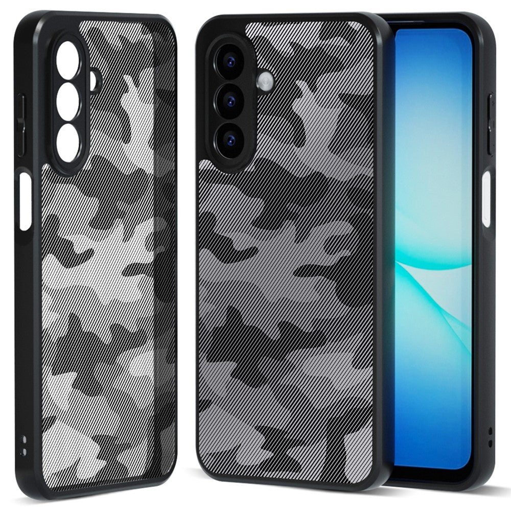 IBMRS Cover til Samsung Galaxy A18 5G / A18 4G / A17 5G / A17 4G, blød TPU-ramme, hårdt PC-bagcover, anti-fald telefoncover